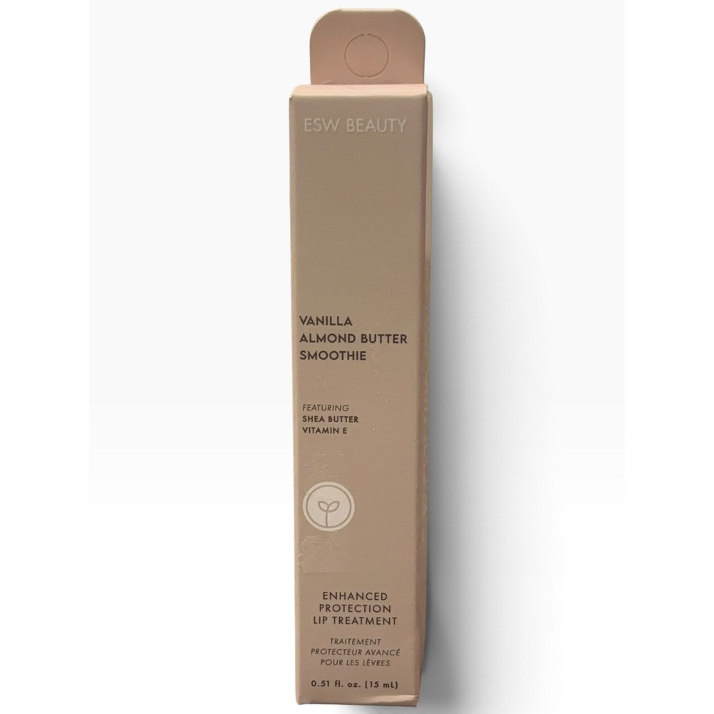 ESW Beauty Vanilla Almond Butter Smoothie Lip Treatment 0.51oz Shea Butter Vegan